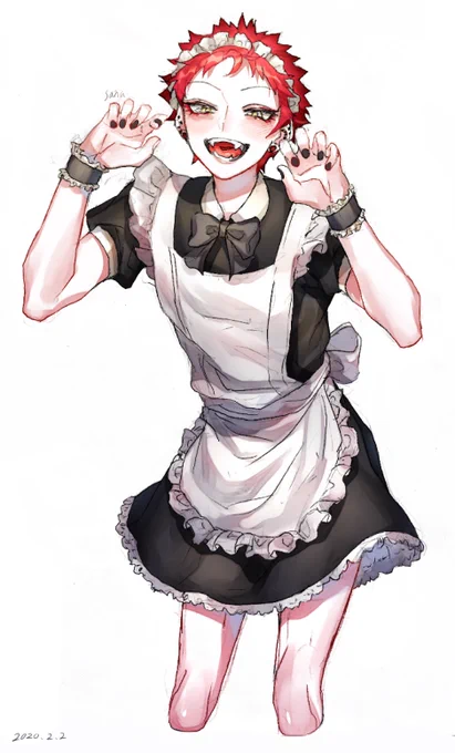 ※女装注意

どっちのメイドさんが好きですか～! 