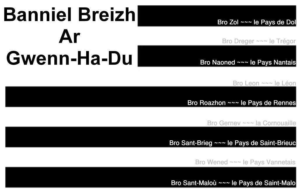 🚀 GO, GO, GO pour l’#EmojiBZH ! 📱

L’unité et la diversité de la #Bretagne dans son drapeau
 
             LE GWENN HA DU

Les bandes de notre drapeau symbolisant les 9 pays bretons sont "gwenn" (blanc) &amp; “du" (noir)

🤍 4 blanches (pays bretonnants)
🖤 5 noires (pays gallo)