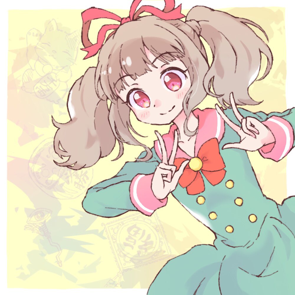 とにせんさん(@tonisenP)のラフから描かせていただいたらきちゃんです!いぇいいぇい!
#アイカツ同人作家ラフ交換 
