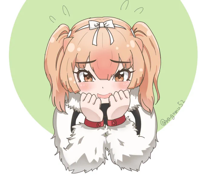 ツインのヒメアリクイちゃんも良し!!! #ツインテールの日 