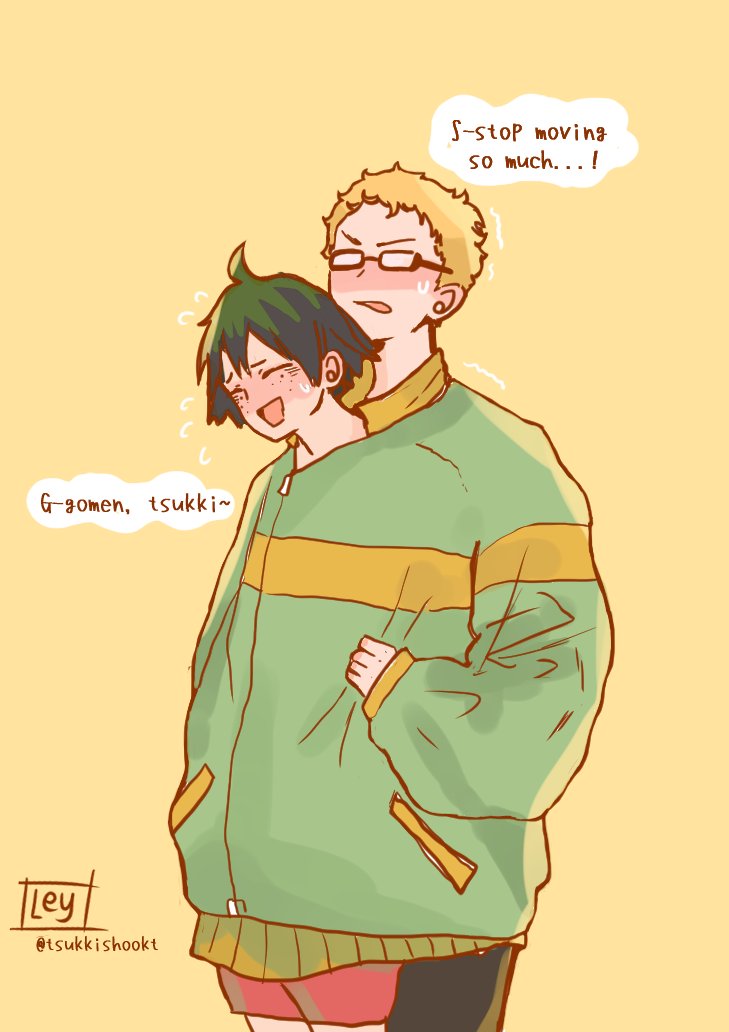 More haikyuu ships, more oversized clothiieesss!! ❤️

part 2 of // oversized clothing can be fit for two sometimes // https://t.co/zLrd6ZoXAq 