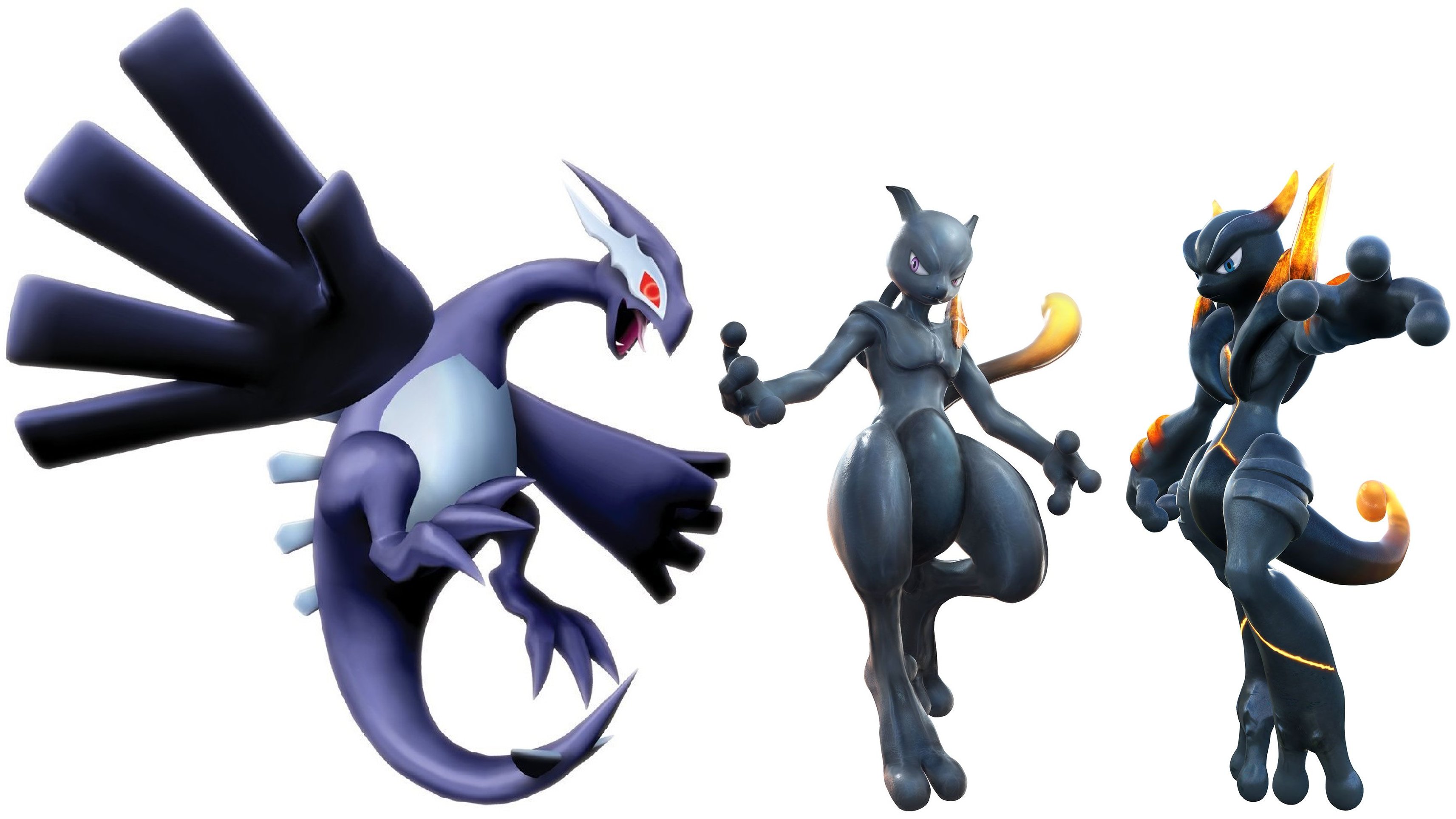 Dr. Lava on Twitter: "Side Game Exclusive Pokémon: There are lots of Shadow  Pokémon, but there are only two with unique designs -- Shadow Lugia from Pokémon  XD: Gale of Darkness, and