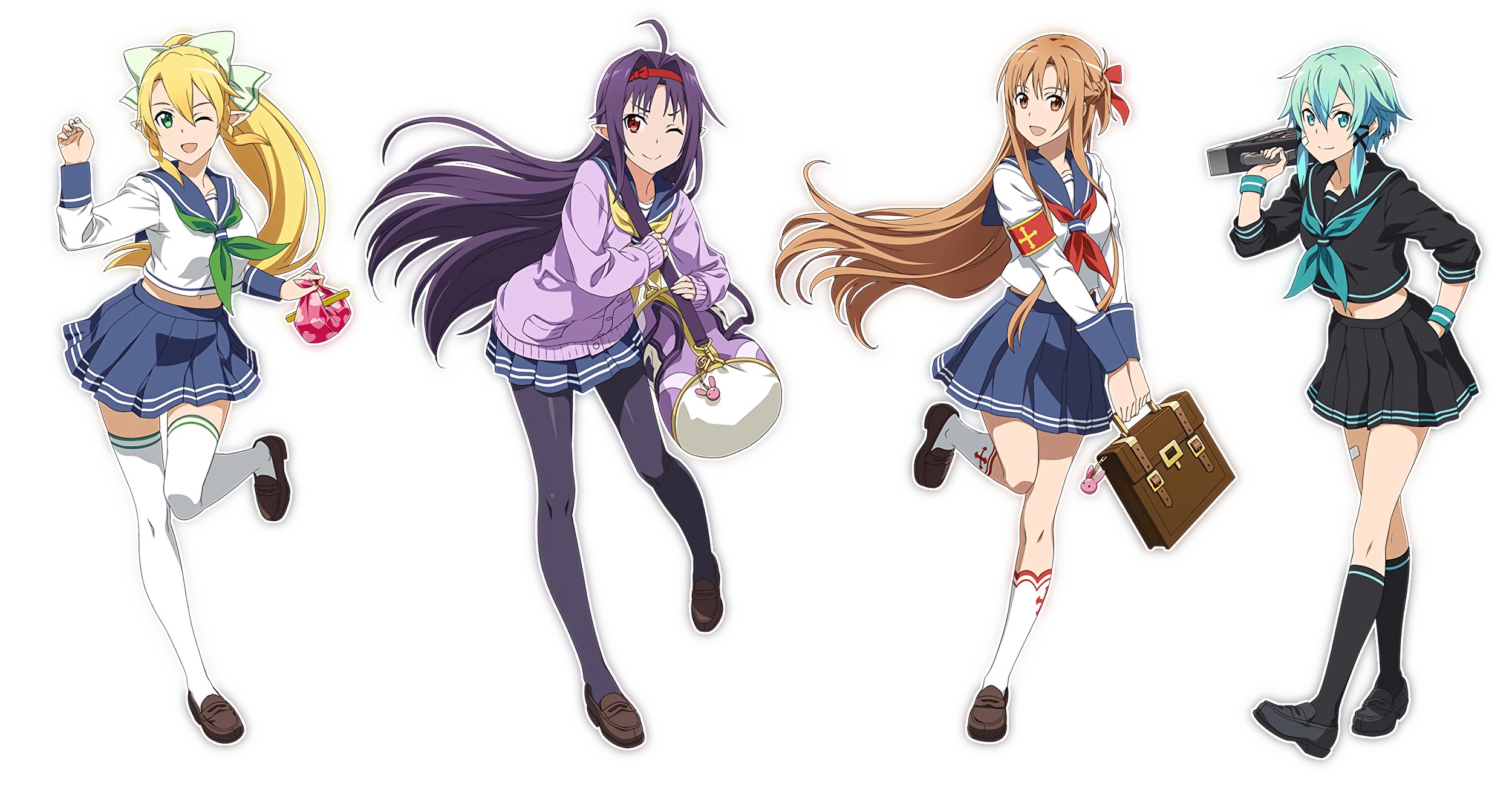 ローファーbot Sur Twitter ゲーム ソードアート オンライン Sao コード レジスタ ガチャキャラクターイラスト アスナ ユウキ シノン リーファ T Co Vb4akx9cfq Twitter