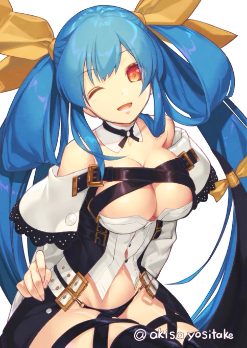 可愛いよね
#ツインテールの日
#格ゲーキャラ描こうぜ
#ディズィー 