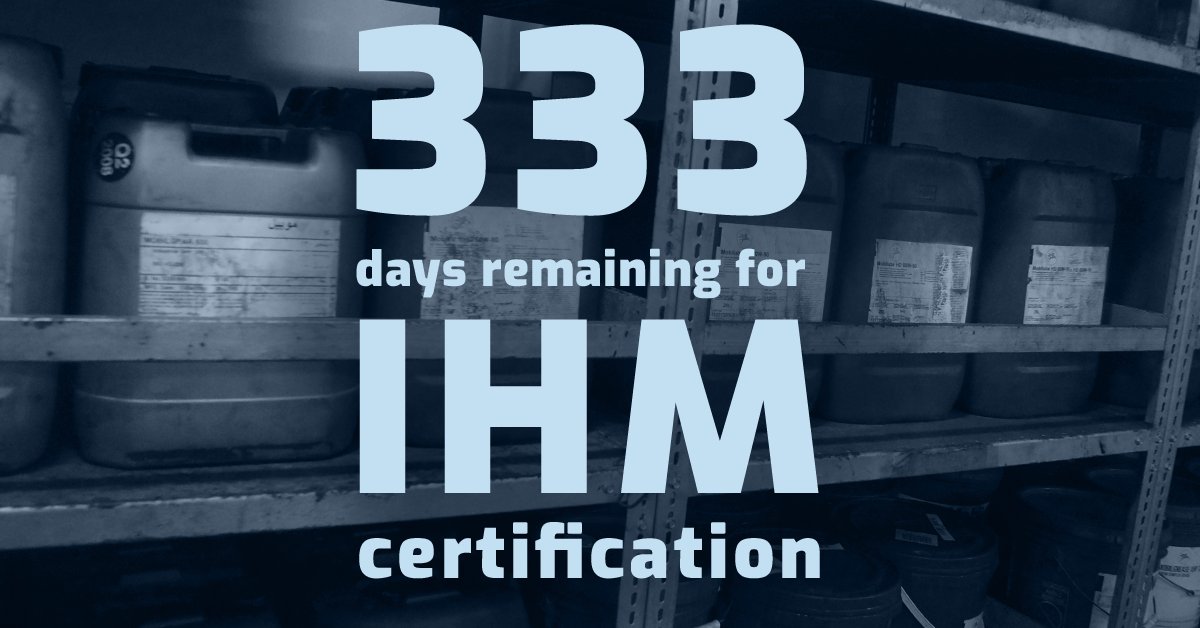 Time is running short for timely completion of #IHM-certification.🕙
Reach two goals at once supported by our professional documentation process and be prepared for both the IMO #HongKongConvention and 🇪🇺 EU #hazmat #regulations. 
tss-marine.de/en/services/ih…

#maritime #shiprecycling