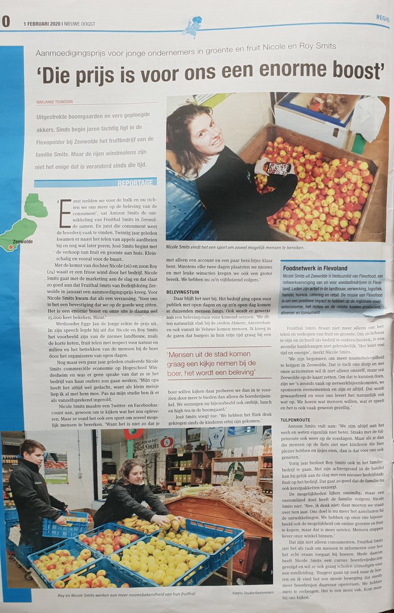 Leuke reportage over Fruithalsmits in de <a href="/nieuweoogstnl/">Nieuwe Oogst</a>  van deze week!