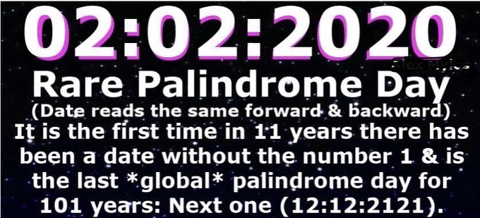 Happy Palindrome Day!  EPxRds0XsAAjk5d?format=jpg&name=small