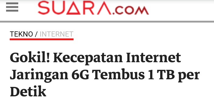5G aja belum ngerasain... :v