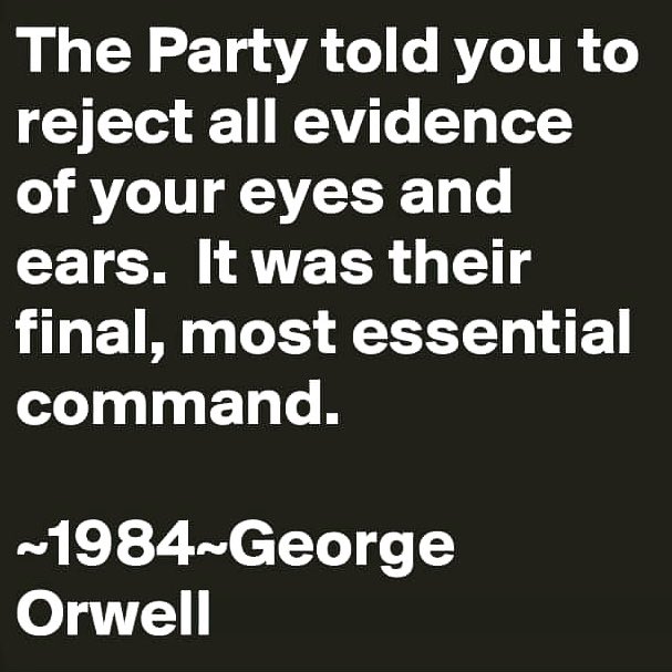 Stephen James Smith a Twitter: "#GE2020 Vote for change! “The party told  you to reject the evidence of your eyes and ears. It was their final, most  essential command.” - George Orwell,