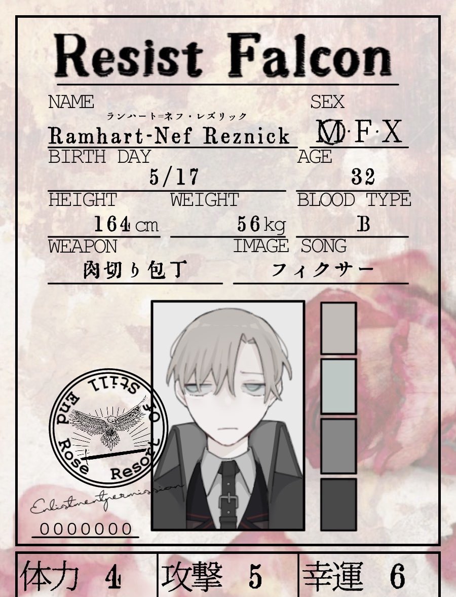 ResortEnd's tweet photo. 【ランハート=ネフ・レズリック】
(@gaskonro99 )宅
Resist Falcon所属
#Rose_CS https://t.co/pGnf8ZzP5g