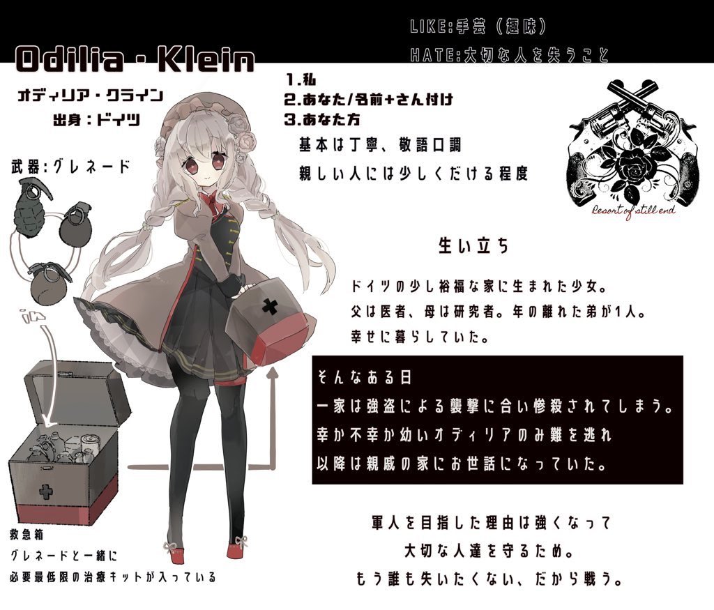 ResortEnd's tweet photo. 【オディリア・クライン】
(@teto_esa )宅
Resist Falcon所属
#Rose_CS https://t.co/q1iGOnloe1