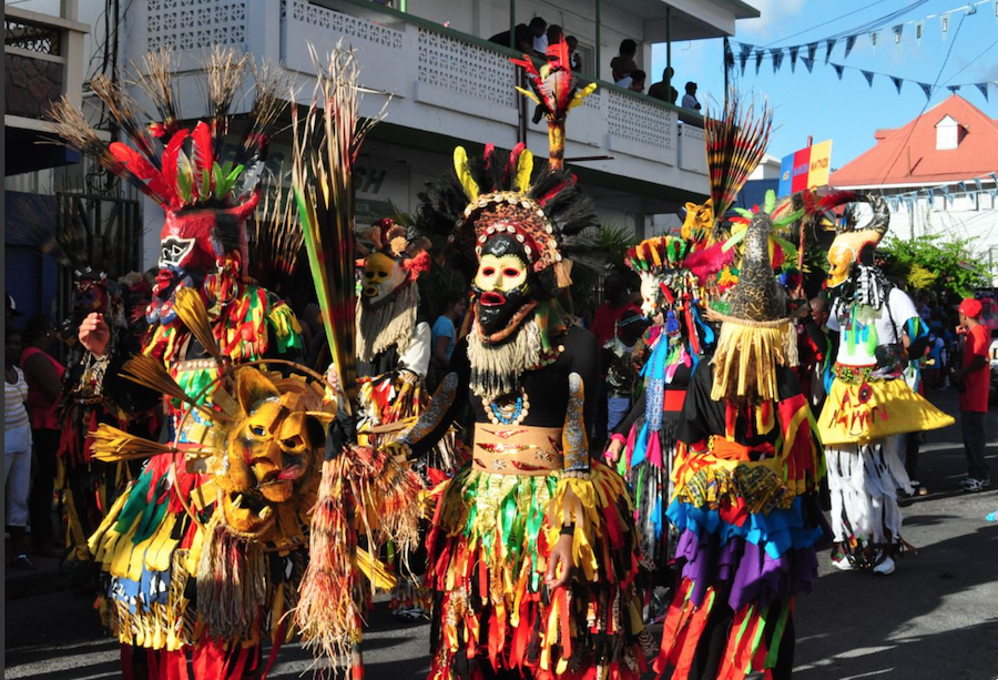 Monarch_Co's tweet photo. Dominica’s Mas Domnik Carnival is known as the ‘Real Mas’ as it holds true to carnival traditions of the past. The celebrations culminate in 2 days of ‘jump-up’, parades before the quiet and reflective Lenten period. #dominica #realmas #masdomnik https://t.co/cx5x1wjviP