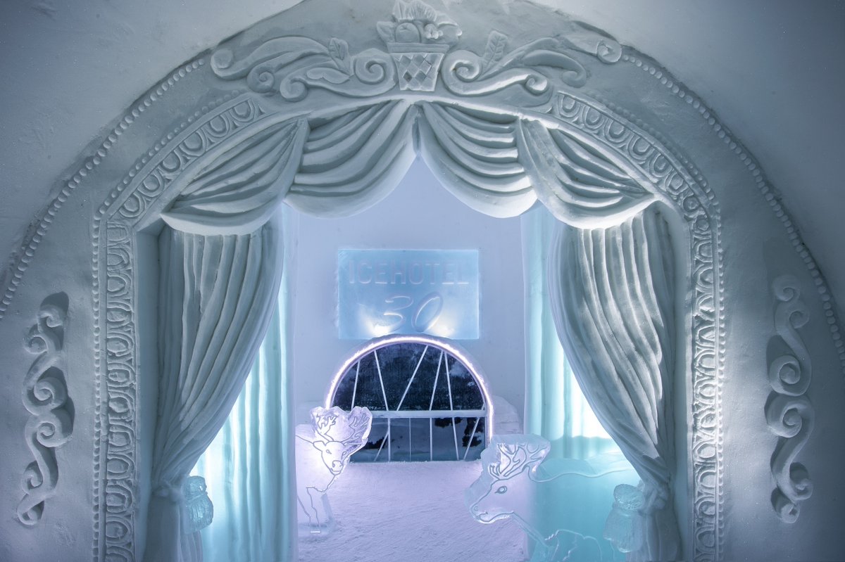 artisan_travel's tweet photo. Did you know that the #ICEHOTEL® is 30 this year?
Head to Swedish #Lapland to join in the celebrations! Search brochure code '5116' on our website to find out more.
© Asaf Kliger & ICEHOTEL®
#Wanderlust #BucketList #Sweden #Travel #Snowhotel https://t.co/tgw2dQYjdx