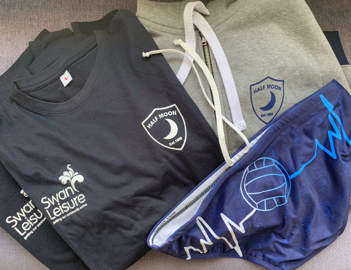 New <a href="/HalfMoonSWPC/">Half Moon SWPC 1898</a> club togs, jammers, T-shirts and hoodies available now to purchase.