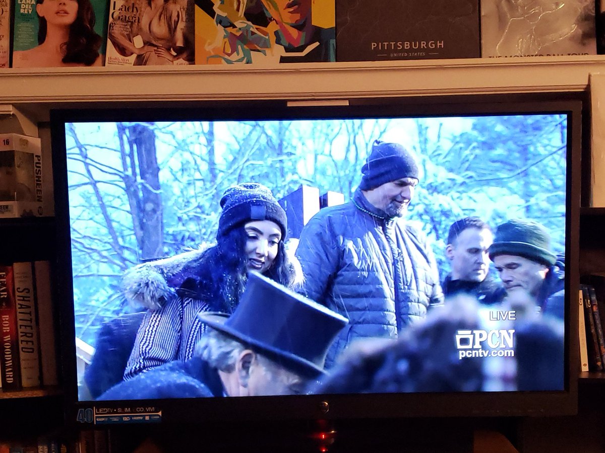 BobbyMaggio's tweet photo. Watching @JohnFetterman and @giselefetterman this morning on @pcntv as @GroundhogClub predicts an "Early Spring"!! #GroundhogDay #ghd2020 #PAHappySnaps https://t.co/zILjVu58jI