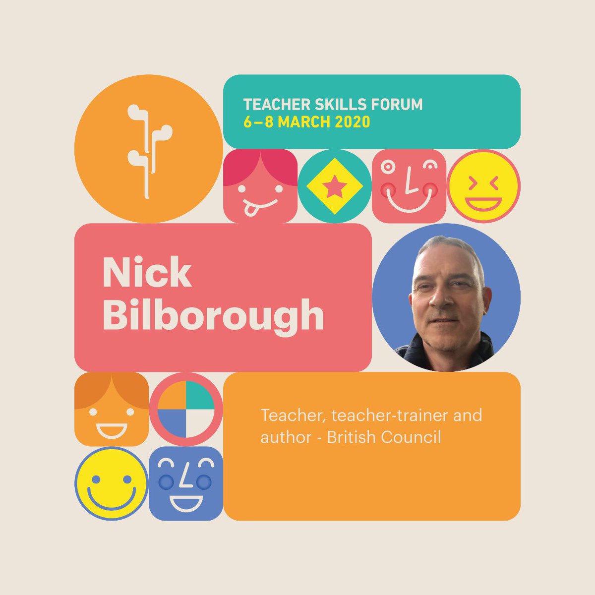 TeacherSkills's tweet photo. Meet Our speaker Nick Bilborough teacher-trainer and author From The Hands Up Project at TSF 2020
Register now:
https://t.co/3bbCJIo5aB
#TSF2020 #TSF #TSFJO https://t.co/dxTxIgYaq0