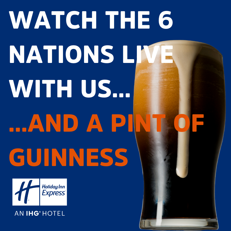We are showing all <a href="/SixNationsRugby/">Guinness Men's Six Nations</a> games. So why not join us in the lounge for the game and an ive cold <a href="/GuinnessGB/">Guinness GB</a> #airporthotel #rbh #ihg #manchesterairport #manchester #ilovemcr #6nations