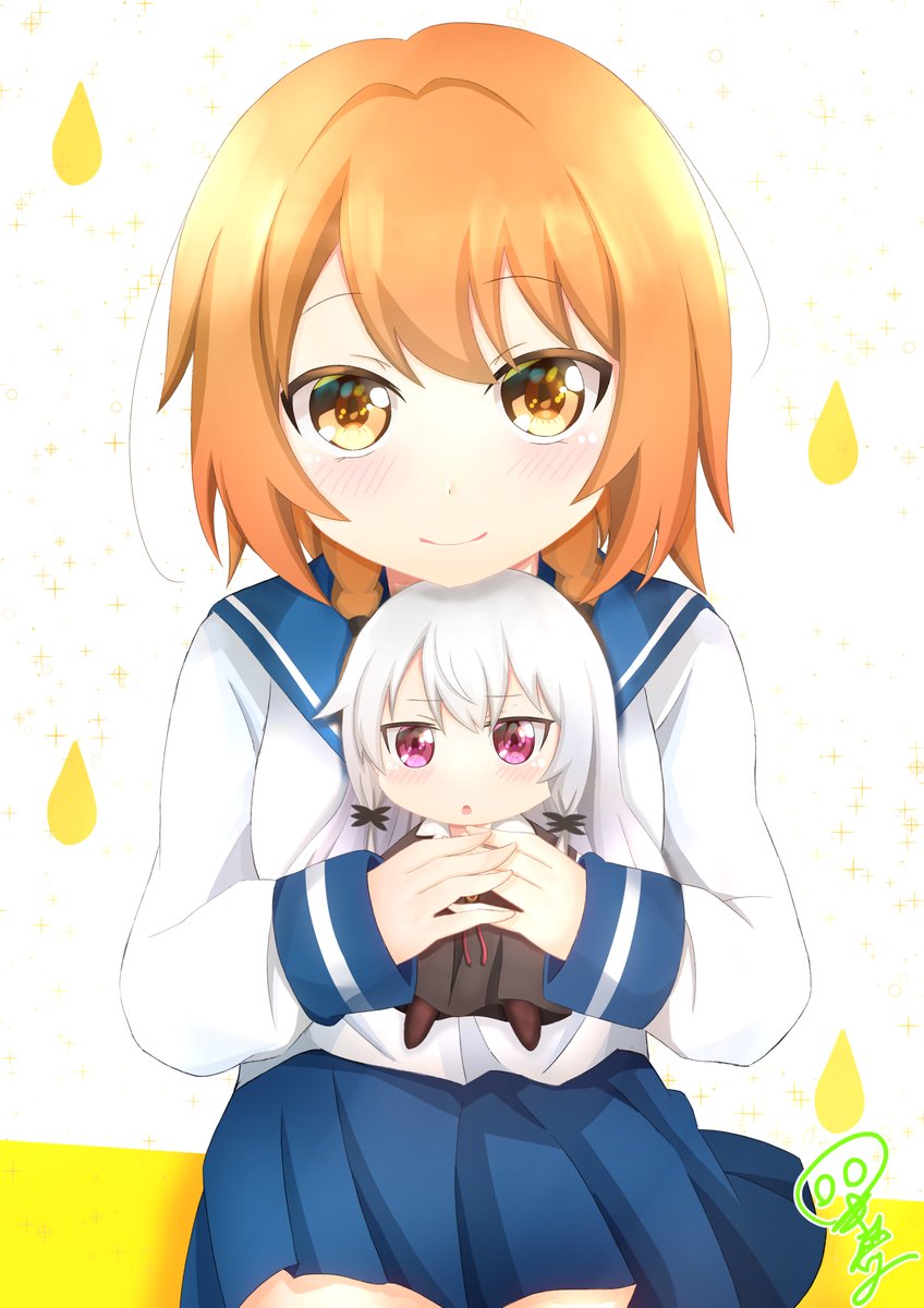 キャベツ人間 ひなたちゃんとミニソフィーちゃん人形 すみません エリーちゃん人形でもツインテールでもありませんw となりの吸血鬼さん 夏木ひなた ソフィー トワイライト