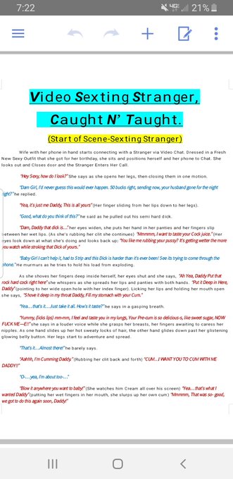 Here's a script for a adult video that I wrote. (ALL RIGHT ARE MINE AND MINE ALONE) Readers Discretion<a href="/tag/ps4share"class="tags"><span>#ps4share</span></a>