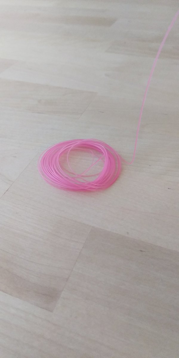 LassMIGS's tweet photo. Mein erster 3D Druck XD" #PinkSnake https://t.co/WjPN7P2YcJ