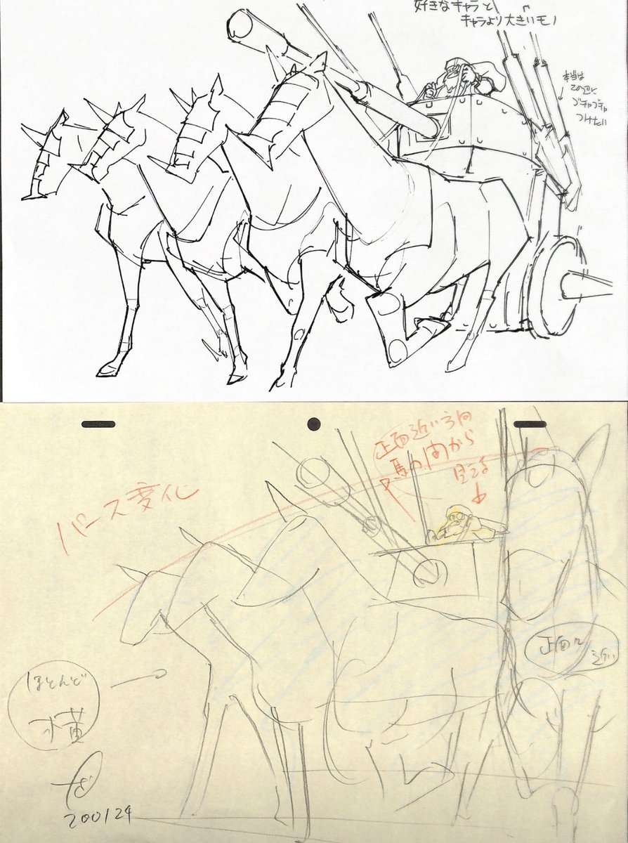 20年1月基礎コース
「大きいモノと好きなキャラ」課題添削例
ポイント)
・接触面で立体感を出す
・モノと人の空間、向きを合わせる
・モノの側面圧縮を意識する 