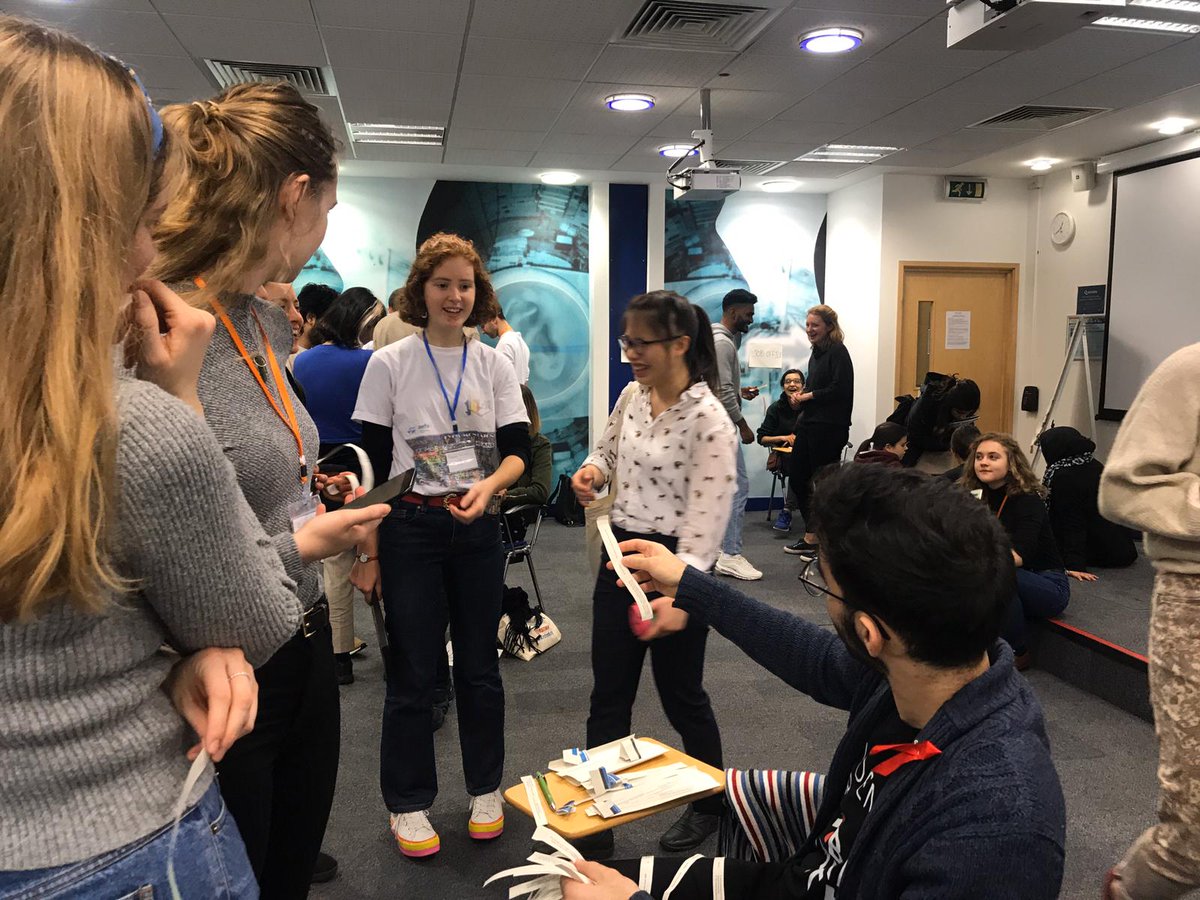 WeAreSfGH's tweet photo. All #HealthAccess4All delegates are participating in the @IFMSA #UHC simulation. Seeing what difference #UHC makes, between having to think about eating or paying for healthcare and how being from different backgrounds makes a difference in health outcomes. https://t.co/suMkHAF8qw