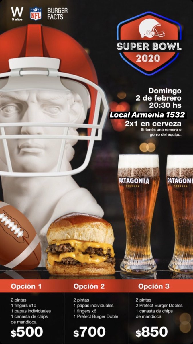 Hey <a href="/USAmbassadorARG/">Embajador Peter Lamelas</a> hoy hay hamburguesas y Super Bowl Party en <a href="/Williamsburg_BA/">Williamsburg BA</a> se viene? 🍔🍺🏈