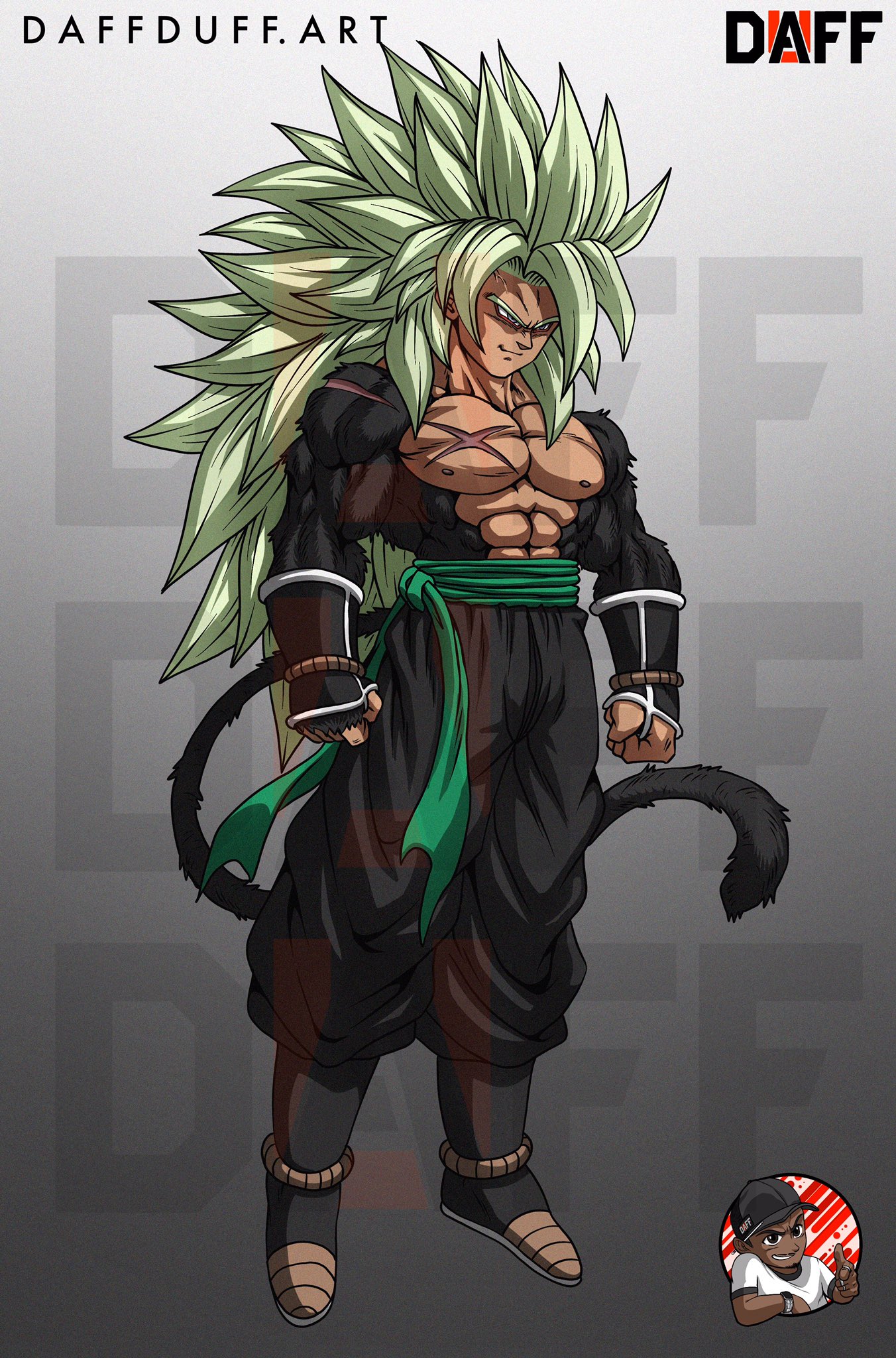 Broly ssj5 colored by DatRealismWolf -- Fur Affinity [dot] net