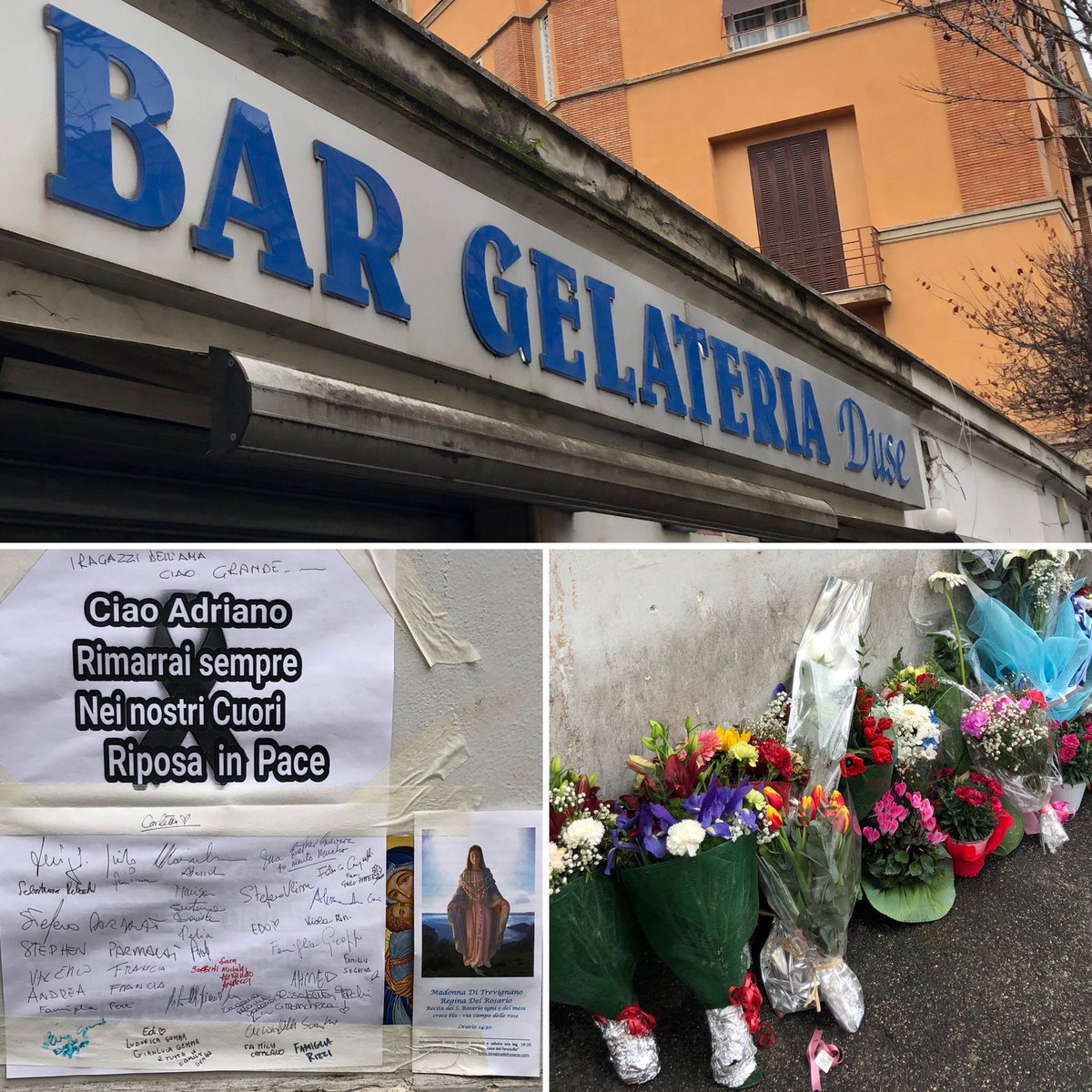 parioli_tw's tweet photo. Un caro saluto ad #Adriano del Bar Gelateria Duse. #Parioli https://t.co/mXVqqaPpt9