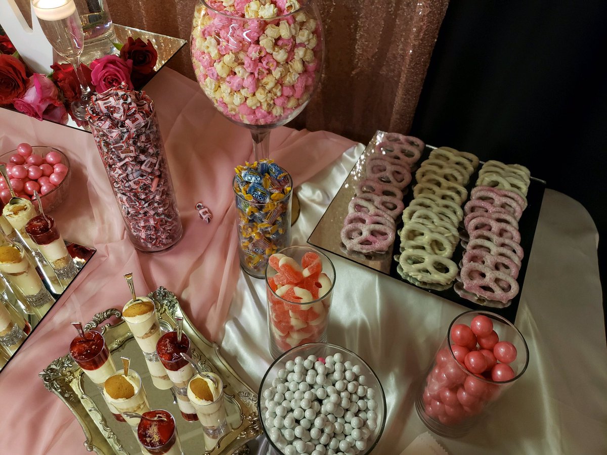 theCandygirlcom's tweet photo. #entrepreneur #mambamentality #mycraft #dessertchef #candygirlcreations #candybar #wedding #babyshower #partydecor #party #eventplanner #decorations https://t.co/otiHKHg3PM