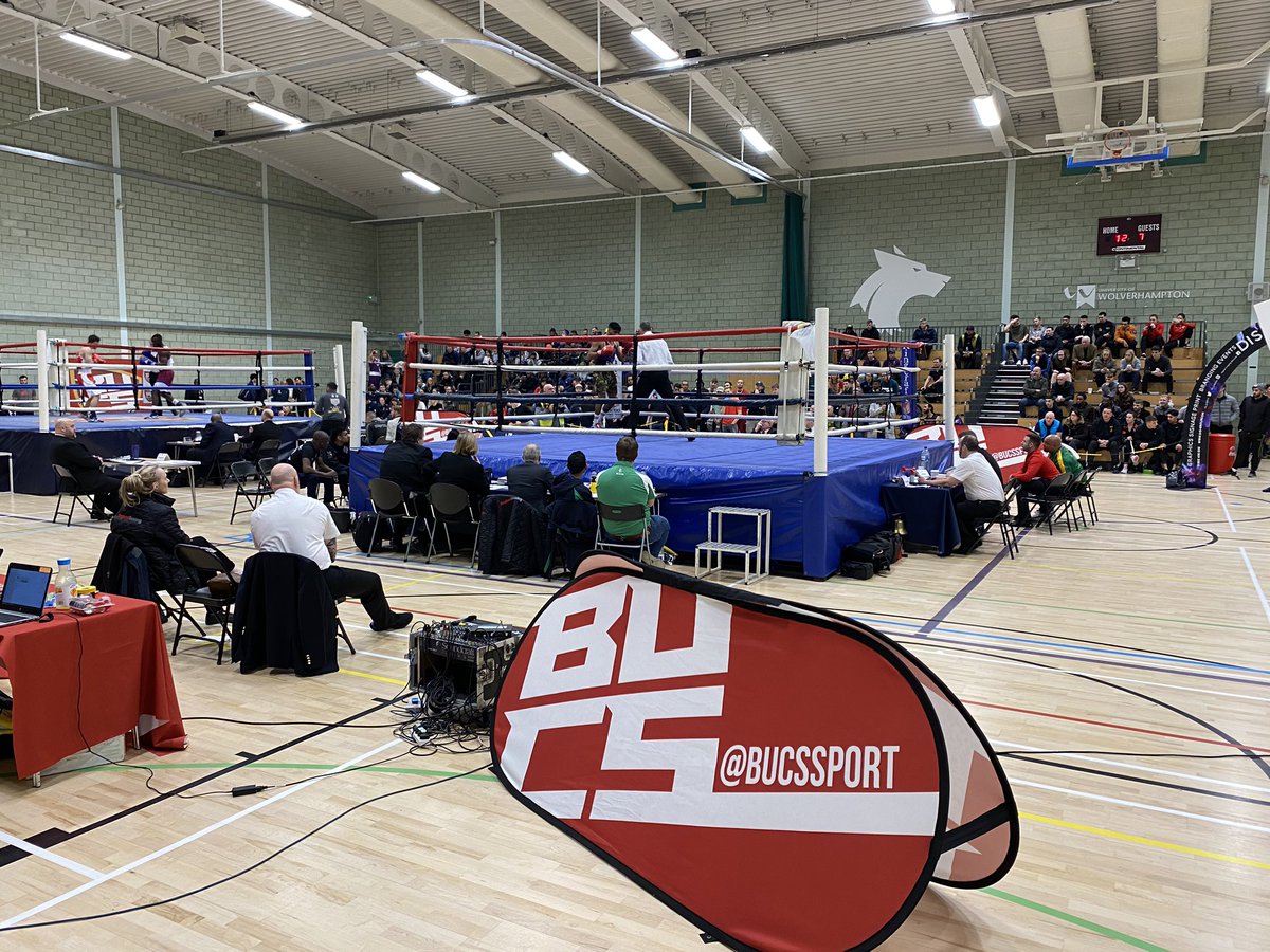 wlv_sport's tweet photo. Itβs the @BUCSsport #Boxing finals day at @wlv_uni Walsall Campus. Bouts taking place all the way until 4pm. https://t.co/kpM3hlhufy