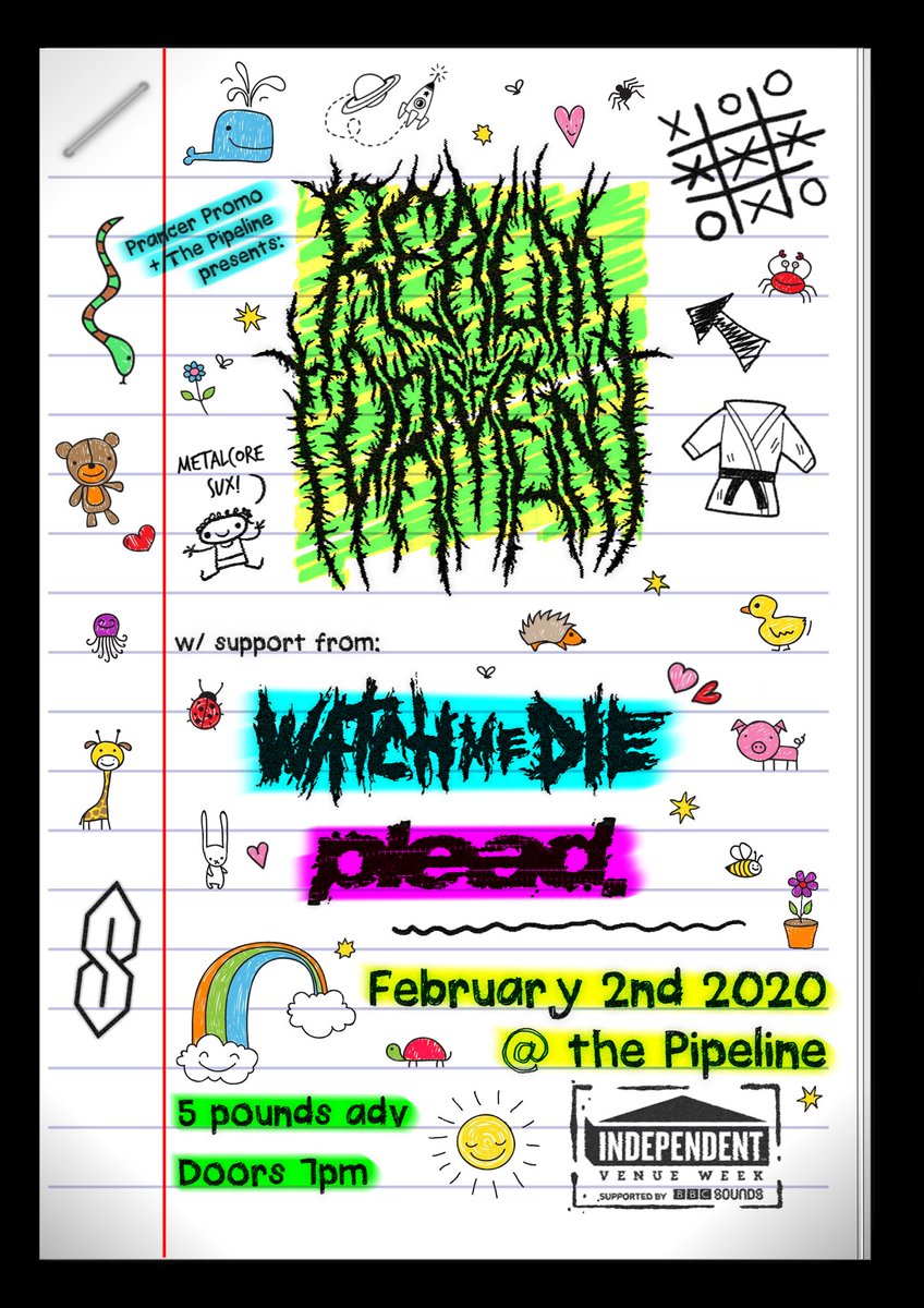 reminder for the rock n roll show tonight:

DOORS 7PM
FIRST BAND 7.30PM

there’s a very very limited number of tickets available on the door, like 3-5ish depending on how much space we have. Turn up for doors or you’re probably not getting in, sorry!

#IVW20