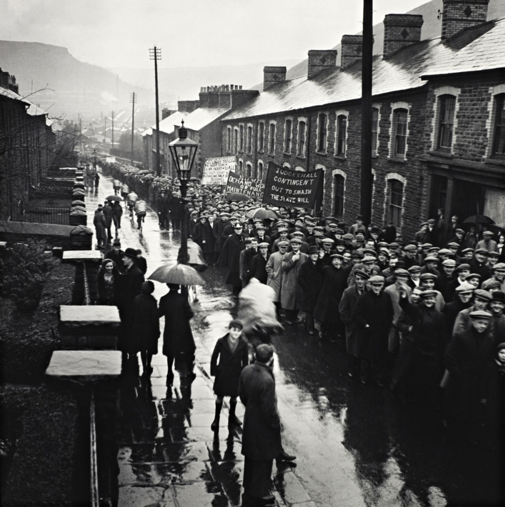 Photo by Edith Tudor Hart, Demonstration, South Wales, 1935. Scottish National Portrait Gallery. Presented by Wolfgang Suschitzky 2004
