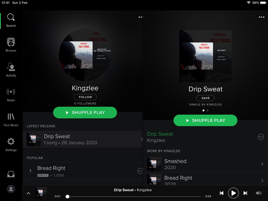 TheRealKingzlee's tweet photo. #FULLYFOCUS out now on #Spotify and all other major platforms. https://t.co/jN43dw5Rf7