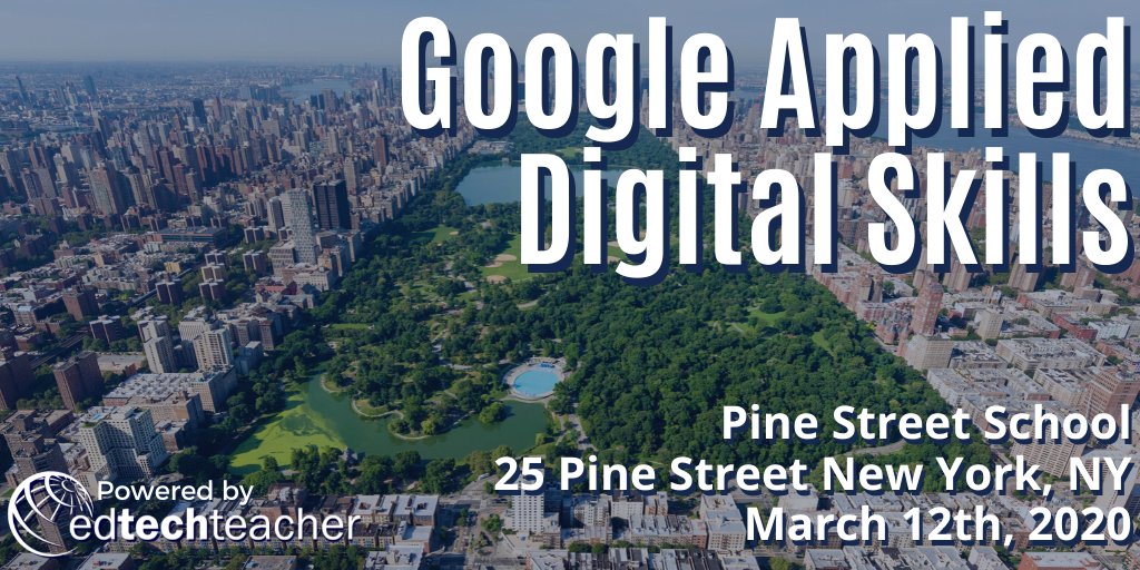 gregkulowiec's tweet photo. If you are an educator in the NY area, join me on March 12th for a FREE 1/2 day workshop on Google's Applied Digital Skills. #nyedu #nyedchat 
https://t.co/rPSblDoR8J https://t.co/tU2B8ntITG