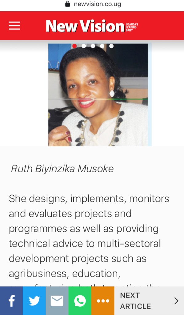 Ruth Biyinzika Musoke tweet media