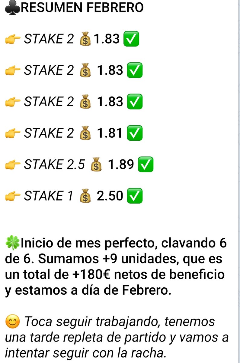 JokerTips3's tweet image. ¡FEBRERO!

A seguir...