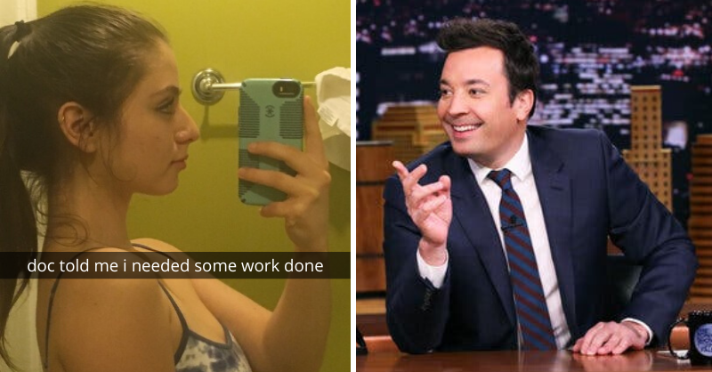 the_fashionball's tweet photo. Jimmy Fallon asked the internet for their favorite burns given or received and they presented pure gold 😱😂