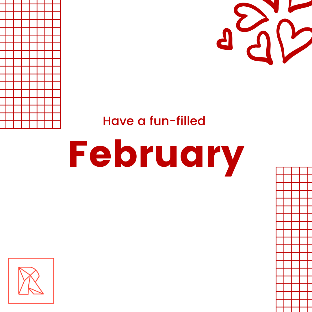 reimnet's tweet photo. Welcome to February! We hope that you and yours have a fun-filled month.

Don't forget to contact us for your Software development needs (Websites, Mobile apps, Game development etc).
To 'Start a Project' and learn more about us , click the link in our bio.

#reimnet #february https://t.co/t2TefpnmOB