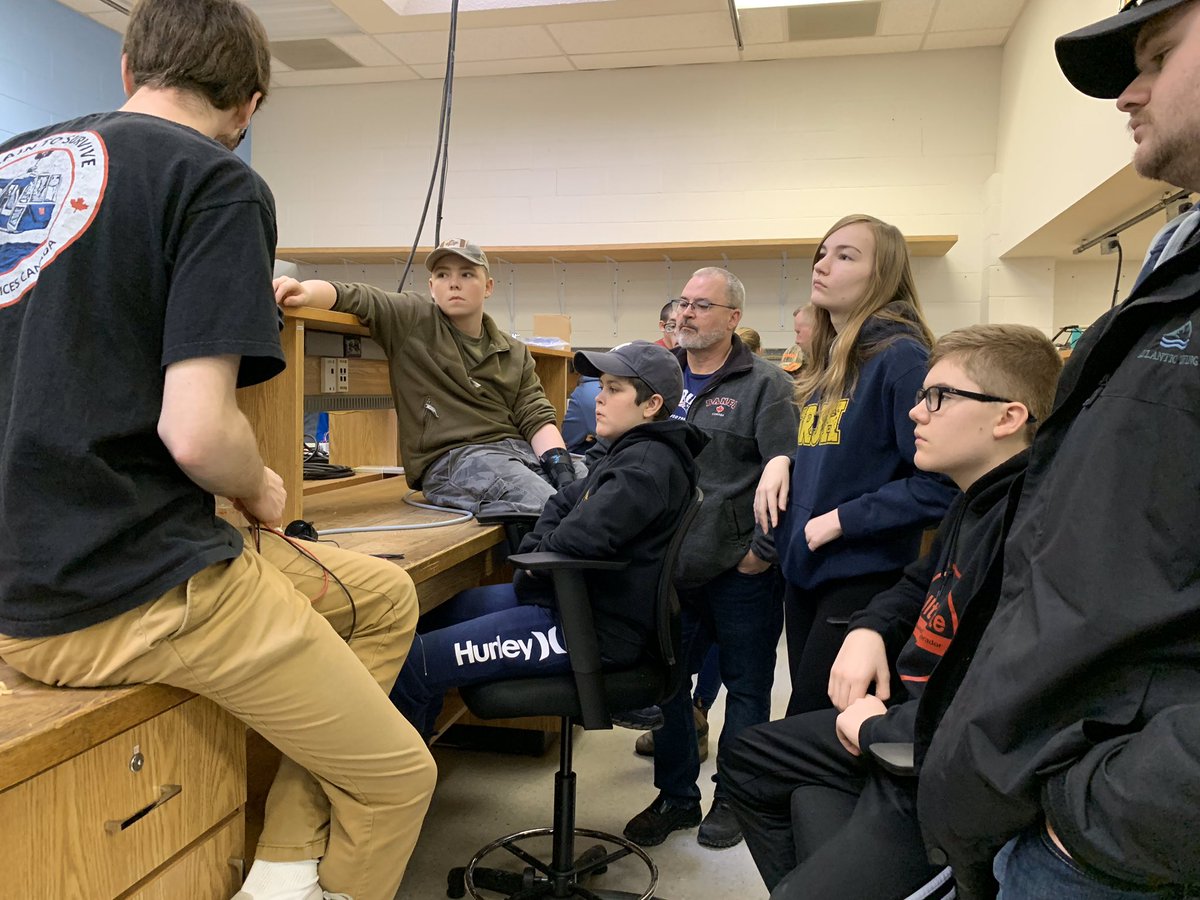 FRJHschool's tweet image. FRJH ROV Team had a great time at Marine Institute today building our ROV. Special thanks to @marineinstitute and the awesome Anthony for a great day of fun and learning. @NLESDCA