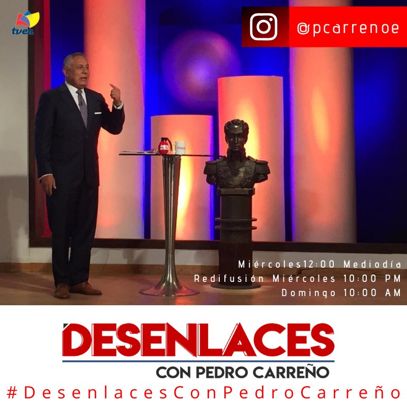 No te pierdas la REDIFUSIÓN del programa #DesenlacesConPedroCarreño hoy #2Feb a las 10:00 AM por @TVesAlDia. #21AñosDeRevoluciónVictoriosa @NicolasMaduro @dcabellor