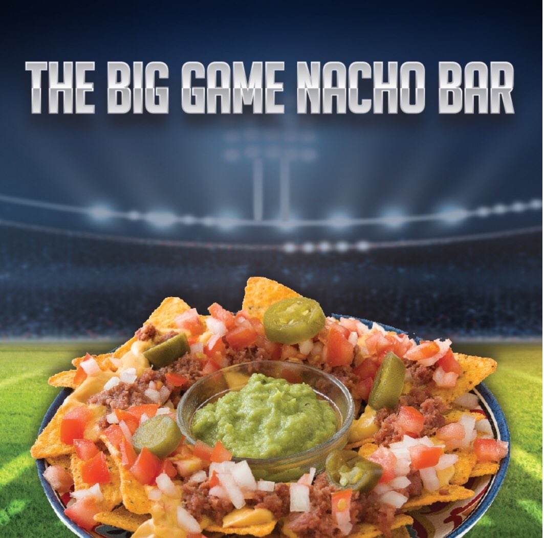 IT’S BIG GAME SUNDAY!

THE BIG GAME NACHO BAR | SUNDAY, FEBRUARY 2ND 

ALL YOU CAN EAT $8
Beef, Chicken, Carnitas, Cheese dips, Toppings

BEER SPECIAL
$3 DRAFTS, $4 DOMESTIC BOTTLES!

Prizes, Giveaways, Seating is first come, first serve

Beginning 4PM 

Lucky 7 Saloon