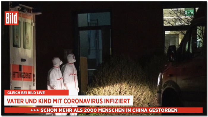 Als in China etwa 200 Menschen am #Coronavirus gestorben waren, verbreitete <a href="/BILD/">BILD</a>.de: "SCHON MEHR ALS 2000 MENSCHEN IN CHINA GESTORBEN". Auch wenn das im besten Fall nur ein Flüchtigkeitsfehler war: Wie schlecht &amp; fahrlässig kann man eigentlich arbeiten?
(Danke an <a href="/IngeSeibel/">Inge Seibel</a>!)