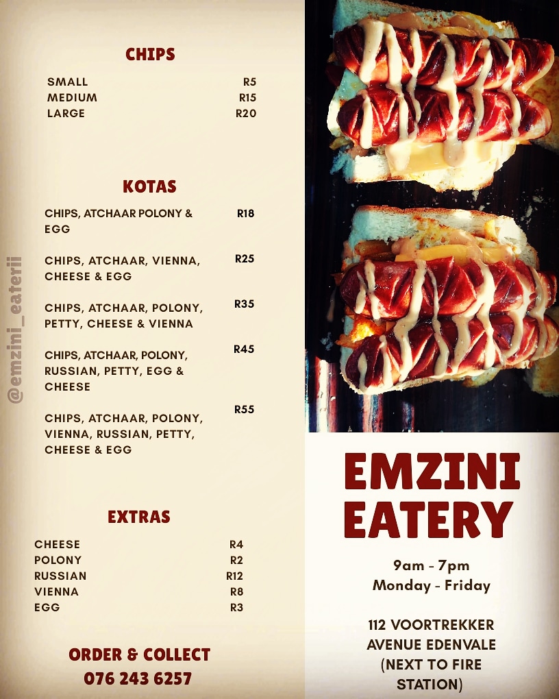 MagazineJukebox's tweet photo. #JukeboxBusiness
From this Monday you can place your Order they back in business for 2020...@emzinieatery @Toomee_tee
#EMZINI
https://t.co/ipBYarAcWr https://t.co/iqiQITFDfI