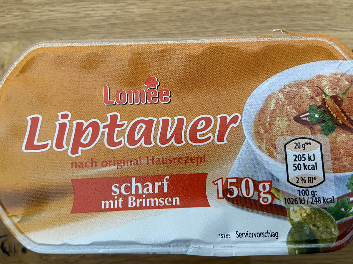 eminenz's tweet image. Jetzt musste ich wirklich googeln, was Brimsen sind. Lukullisch wieder was gelernt #liptauer