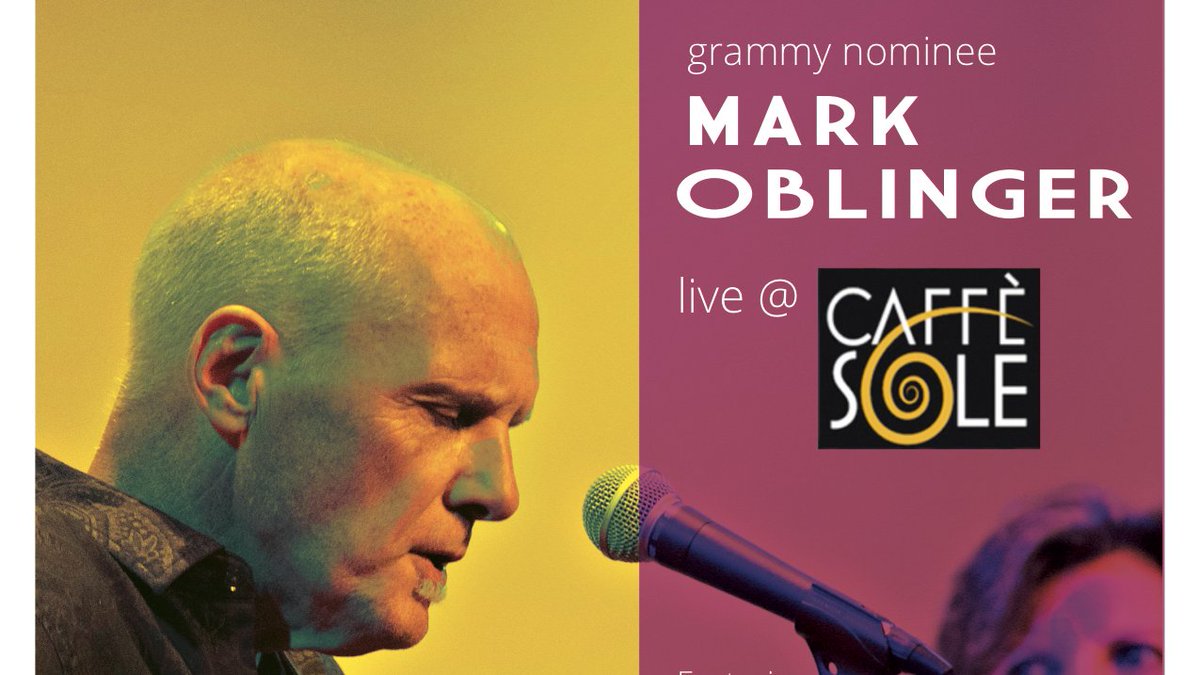 markoblinger1's tweet photo. Hey Folks! Save the date! Looking forward to bringing this great group of players to Caffe Sole Feb 29th. Come early for a great seat, great meal (outstanding food) and to hear tunes from “High Water Line” - plus some brand new tunes from my upcoming recording!  #singersongwriter https://t.co/3A1w7ZoPHD