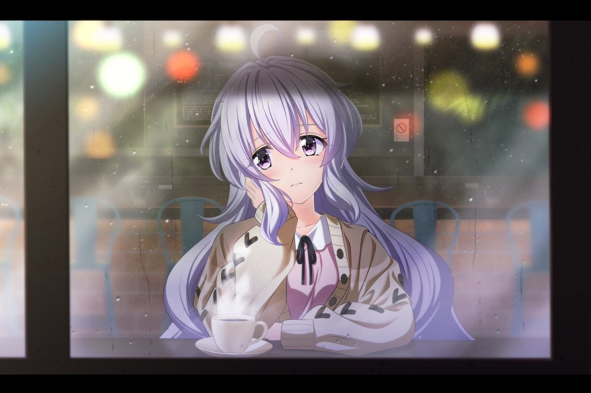 雪音クリス 「毎日お絵かき848日目 
並行世界クリスちゃん完成( ˘ω˘ )
#シンフォギア」|にゃんまる@毎日お絵かき６年目のイラスト