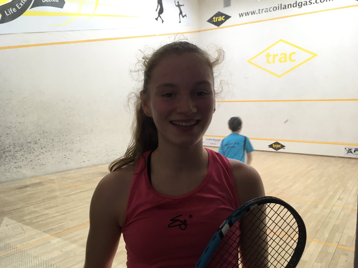 Scottish_Squash's tweet photo. Robyn Mcalpine is the new GU15 champion after beating Anna Halliday in this afternoon’s final 11-6, 11-4, 11-5. 🏆🥇🥈 #SJC2020 https://t.co/C5b8qxVWIF