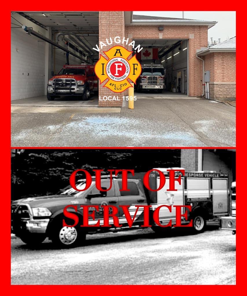 Do you live in east Woodbridge? It may be time to call your councillor and ask why you went from having 8 firefighters in December, to 6 firefighters in January and now down to 4 firefighters in February for the second day in a row.