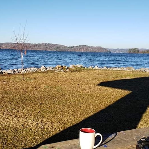 RexBishop's tweet photo. Morning Coffee. This camping life is rough. https://t.co/mWbf7ewoVx